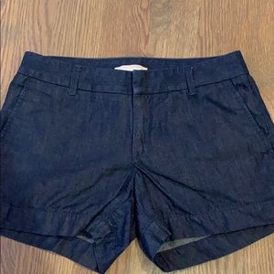 Banana Republic size 2P dark jean shorts